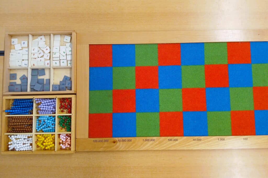 Großes Multiplikationsbrett Montessori